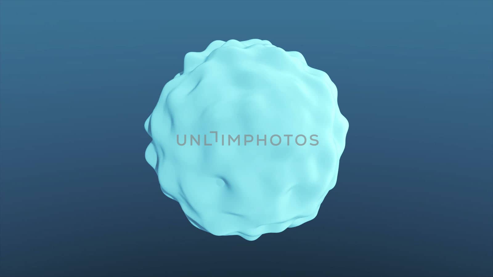 Flying abstract molecules in the air.looped. 3d renering
