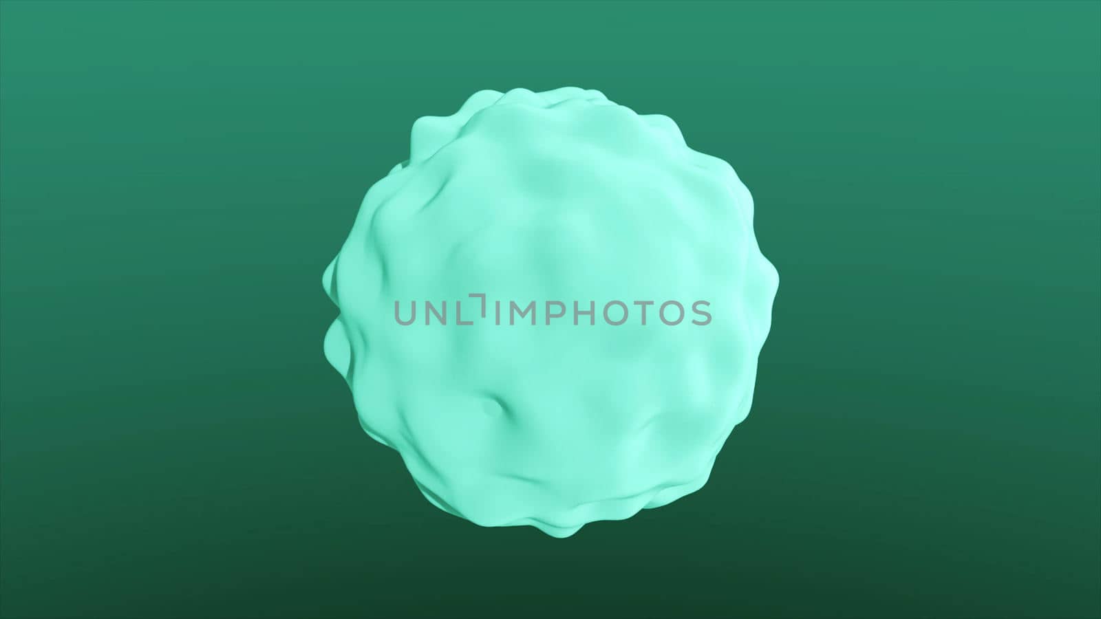 Flying abstract molecules in the air.looped.3d rendering