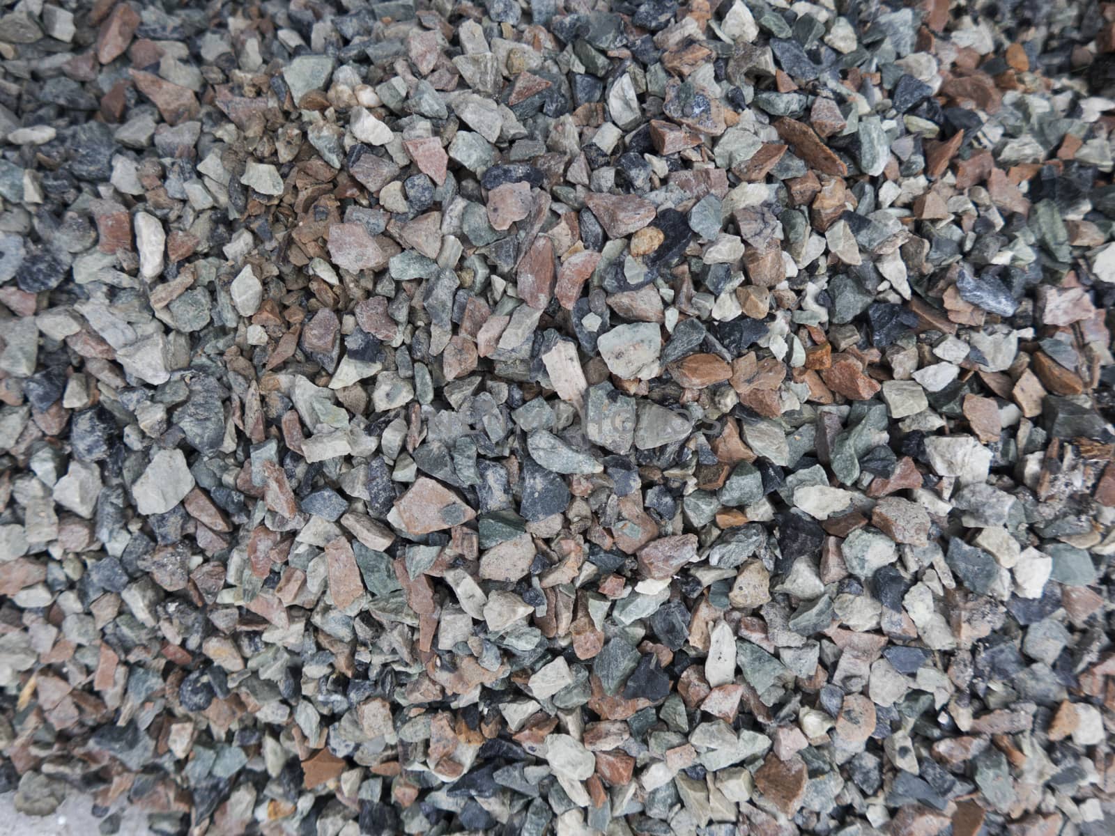 grey and pink gravels