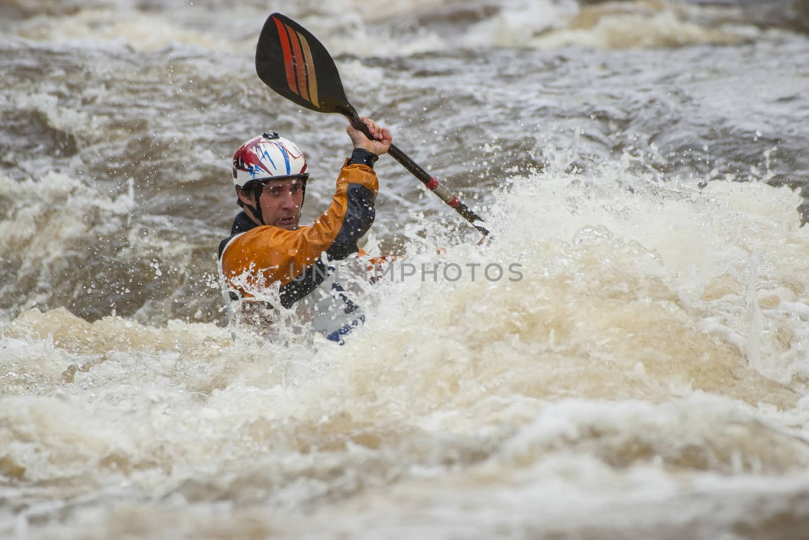 Kayaker's competition  by Chudakov