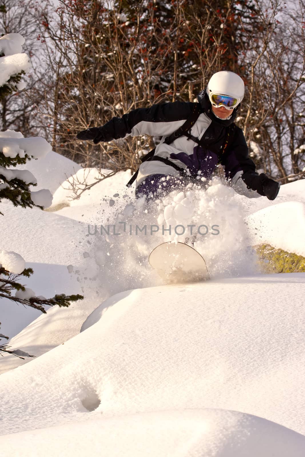 Snowboard freeride in Siberia by Chudakov