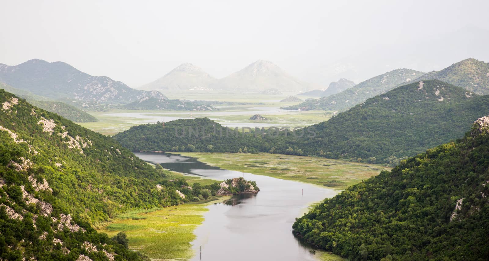 Rijeka Crnojevica, lake Skadar, Montenegro by vlaru