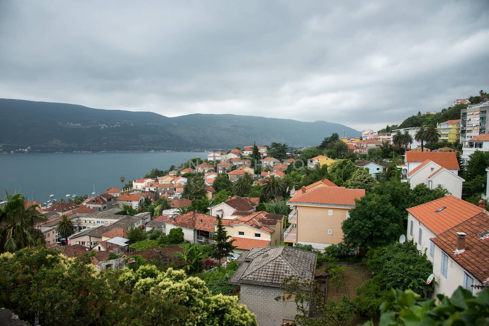 Perast, view on bay of Kotor, Montenegro by vlaru