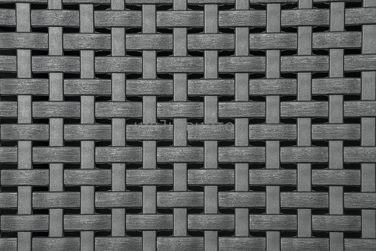 Gray Plastic Wicker Texture, Weathered Brown Background Pattern