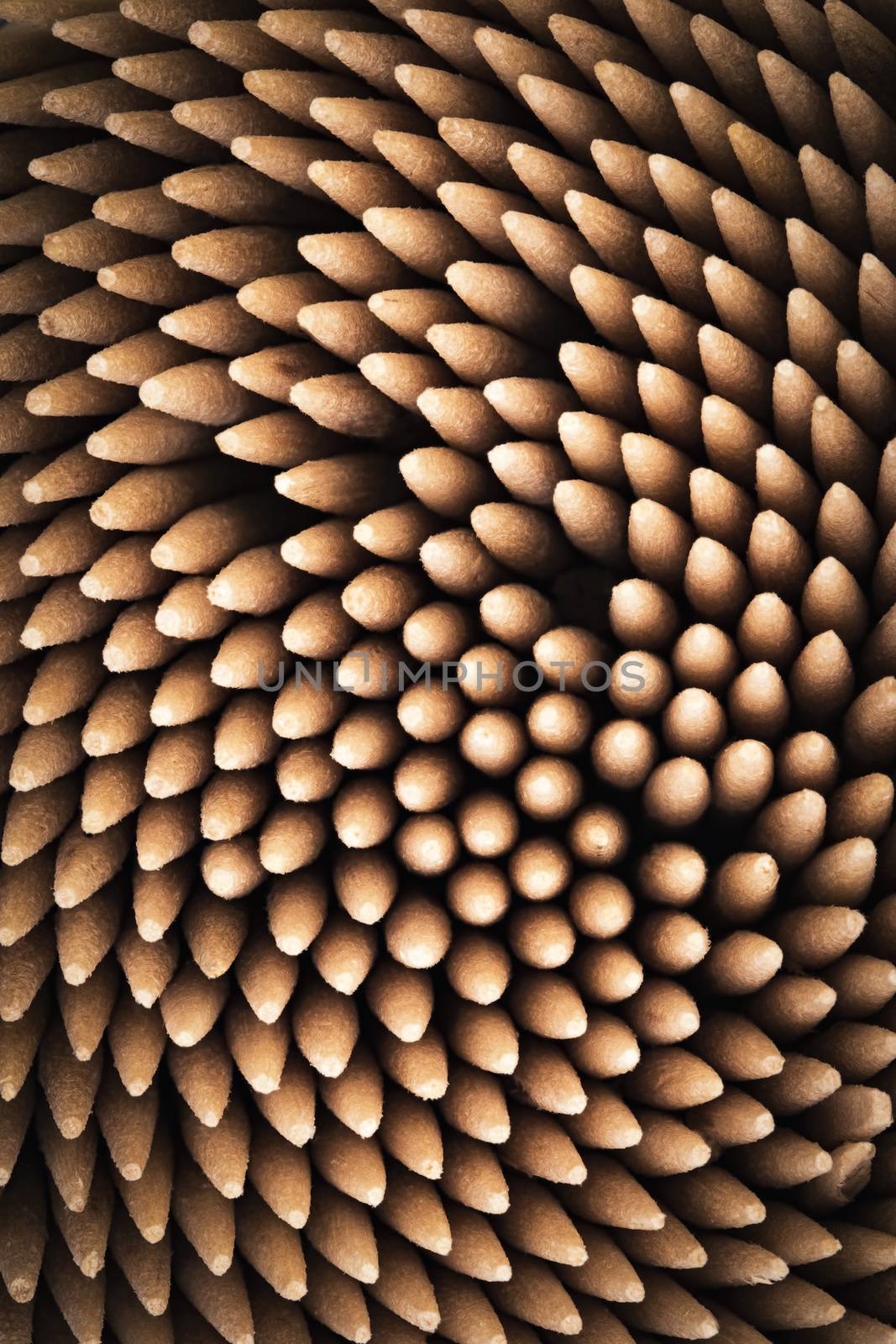 abstract background or texture wooden toothpick