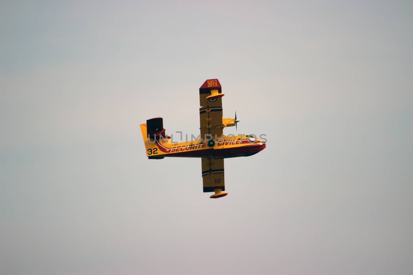 Canadair Fire Fighting Airplane in Action by bensib