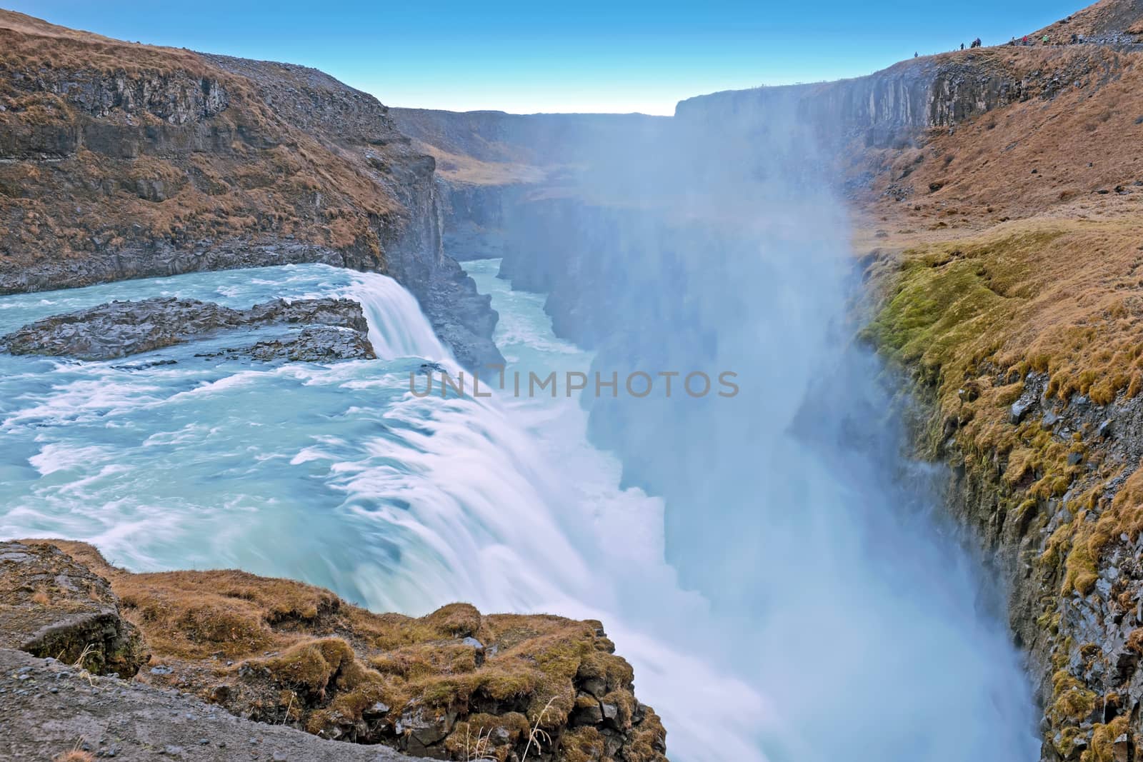 Powerfull Gullfoss Waterfalls in Iceland by devy