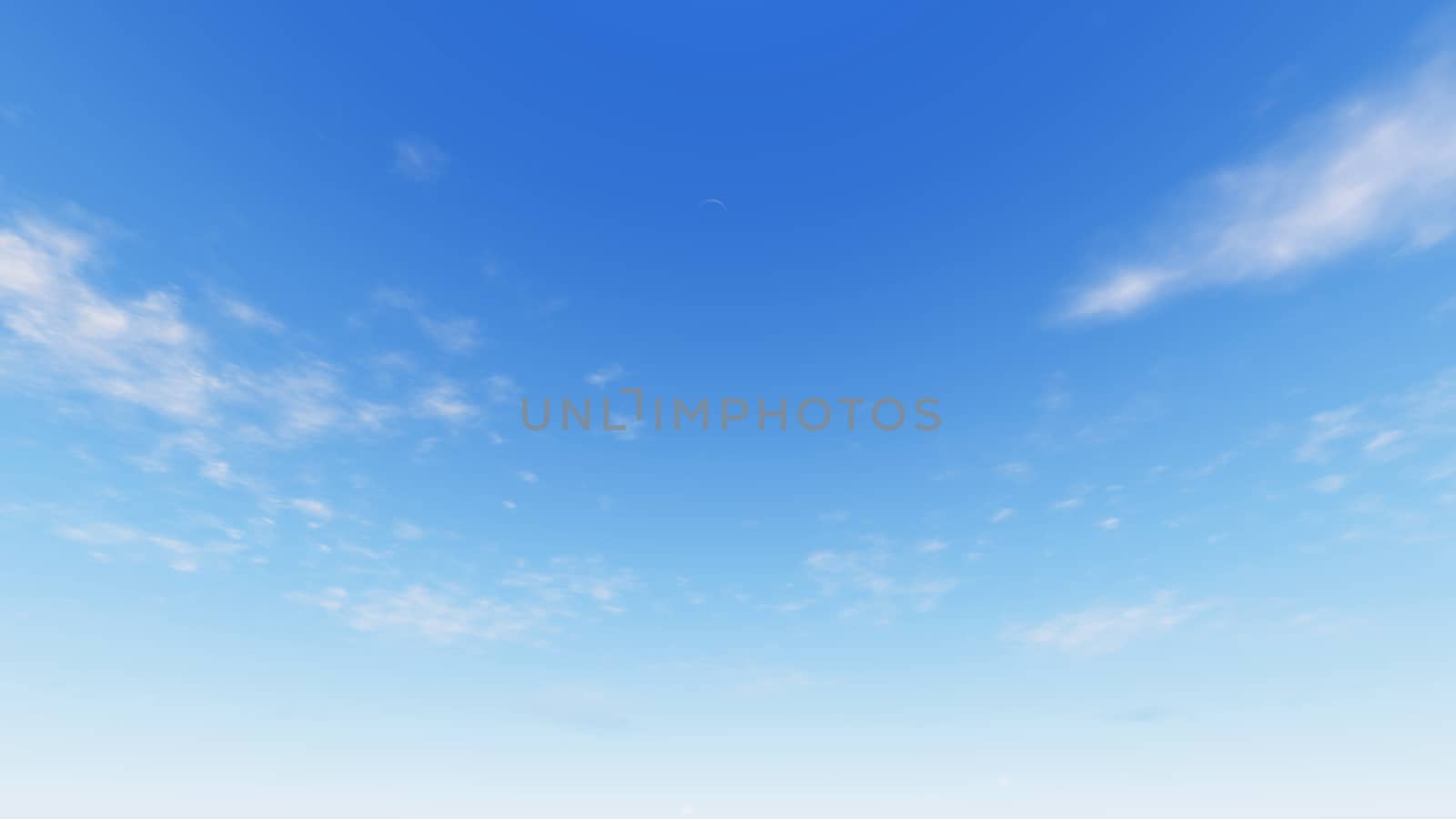 Cloudy blue sky abstract background, blue sky background with tiny clouds, 3d rendering

