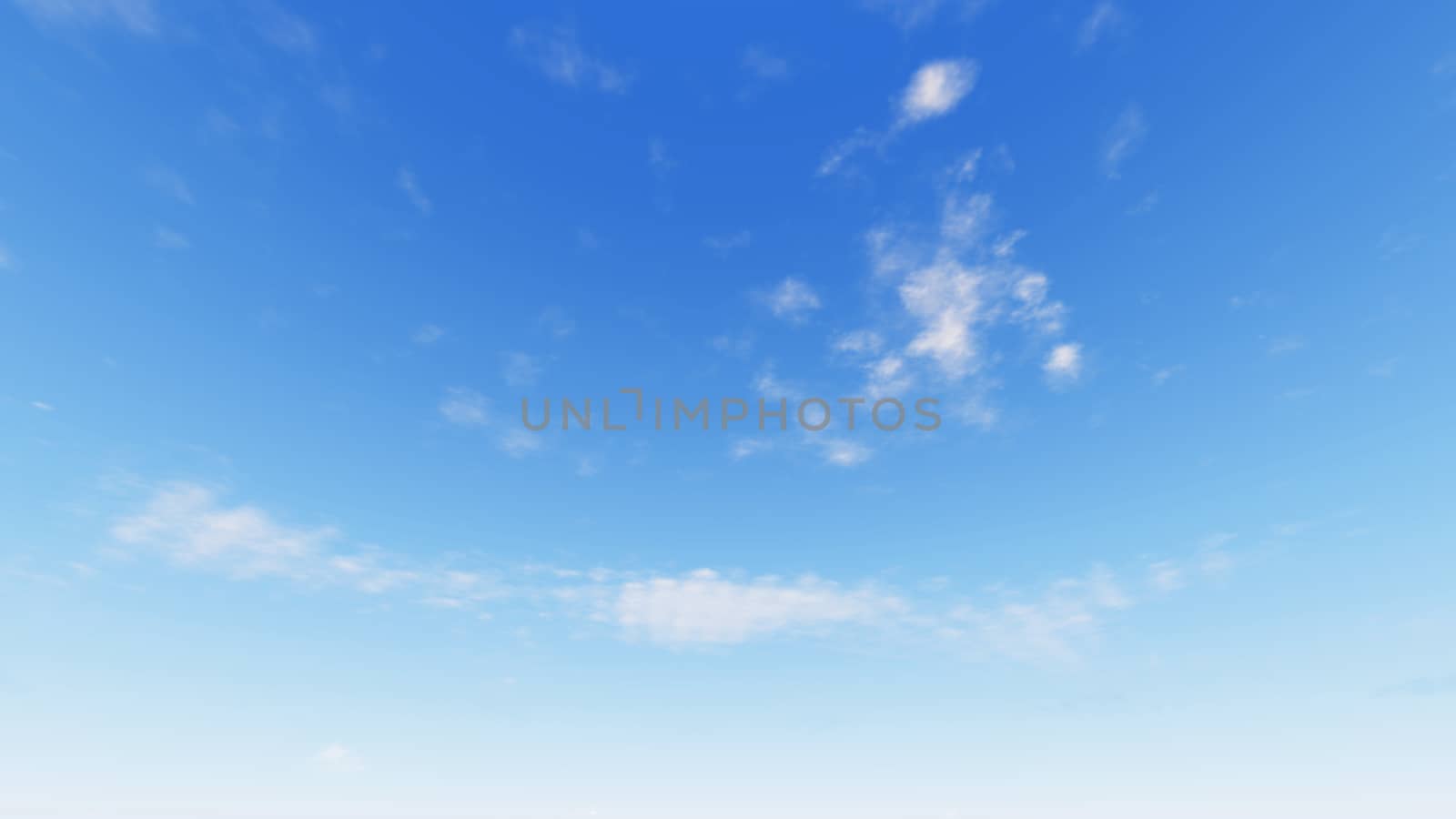 Cloudy blue sky abstract background, blue sky background with tiny clouds, 3d rendering

