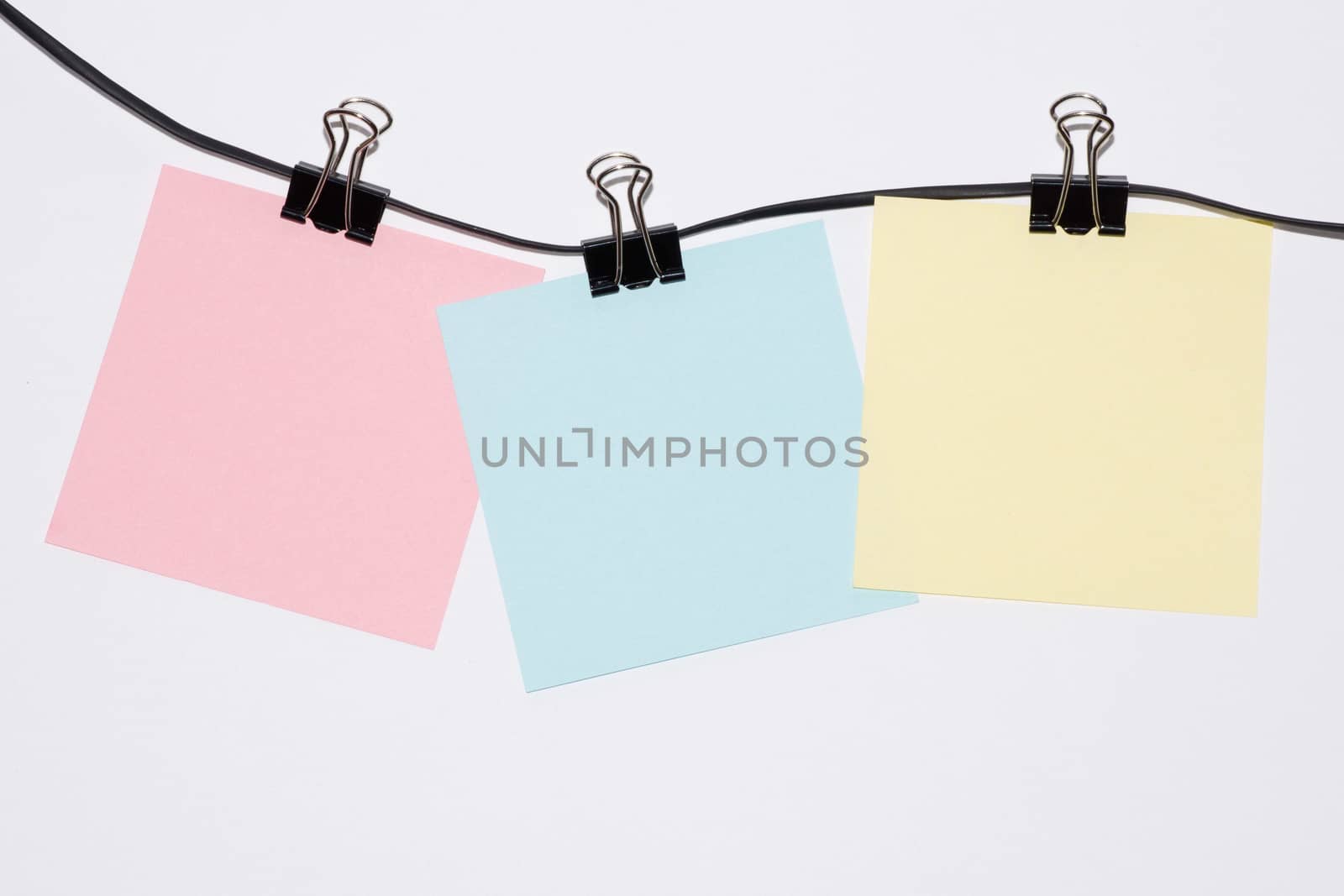 stick note isolated on white background