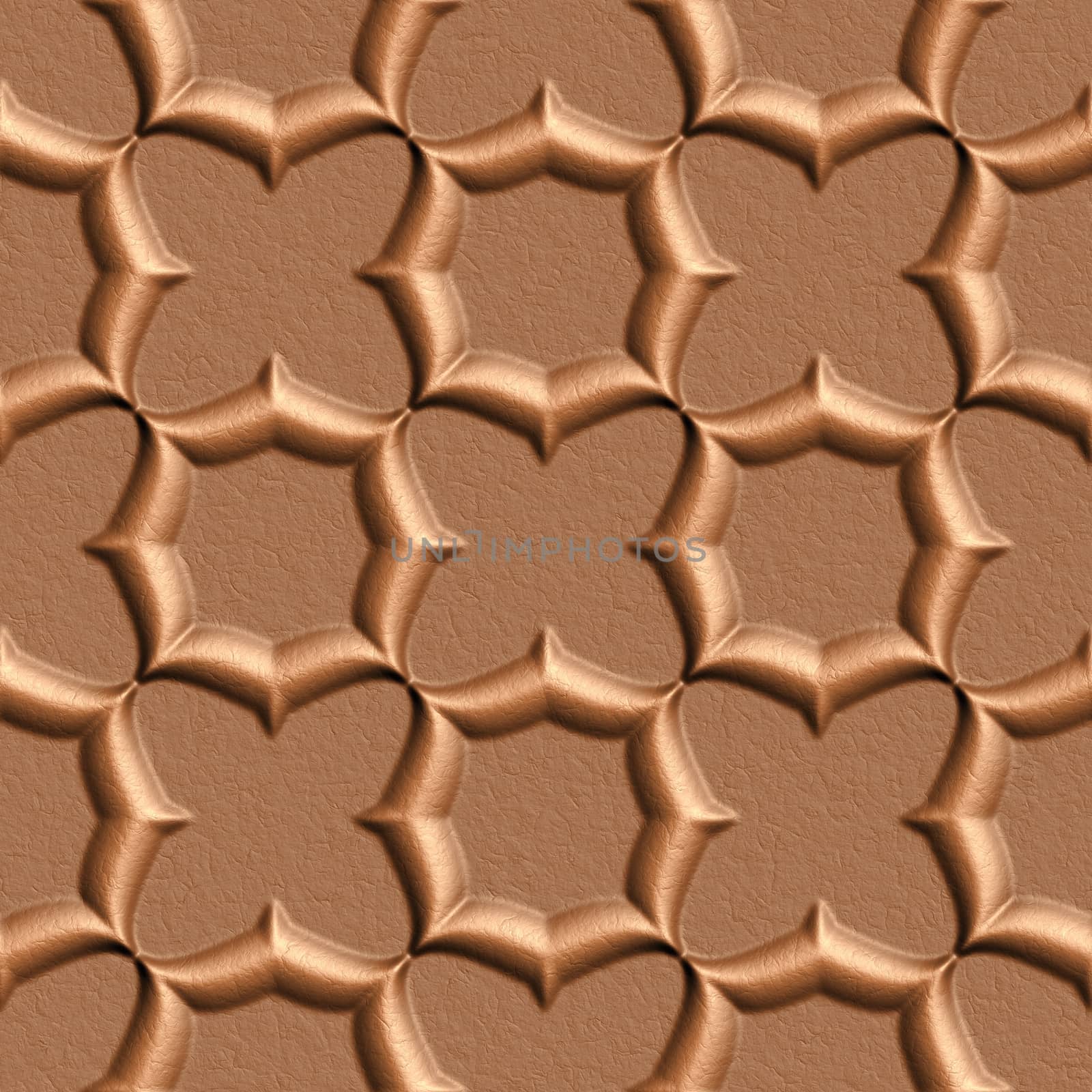 Brown Skin Illustrations, 3D seamless background pattern.