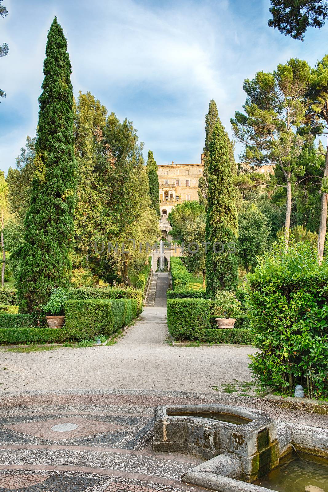 Inside Villa d'Este, Tivoli, Italy by marcorubino
