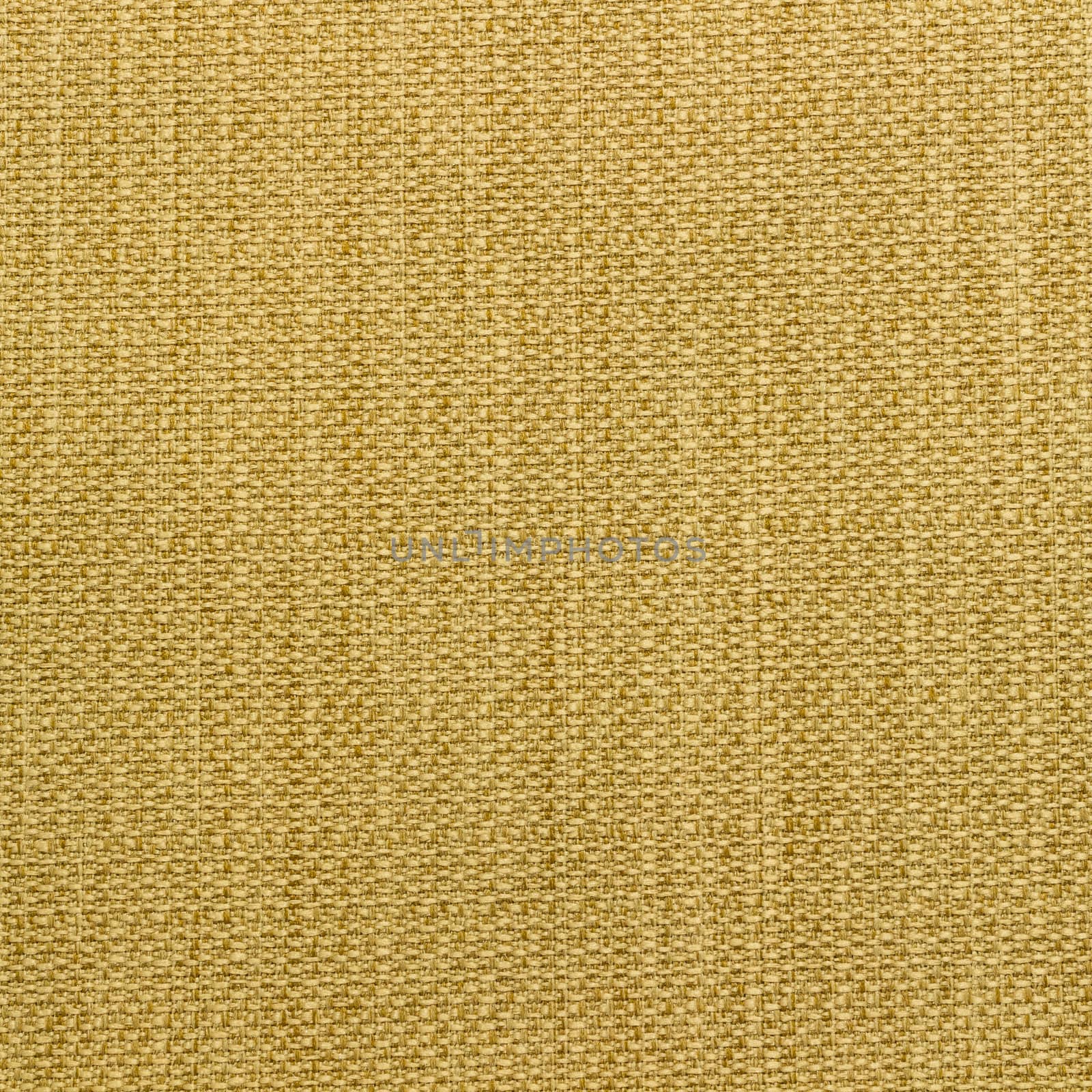 Rustic canvas fabric texture in Yellow color. Square shape