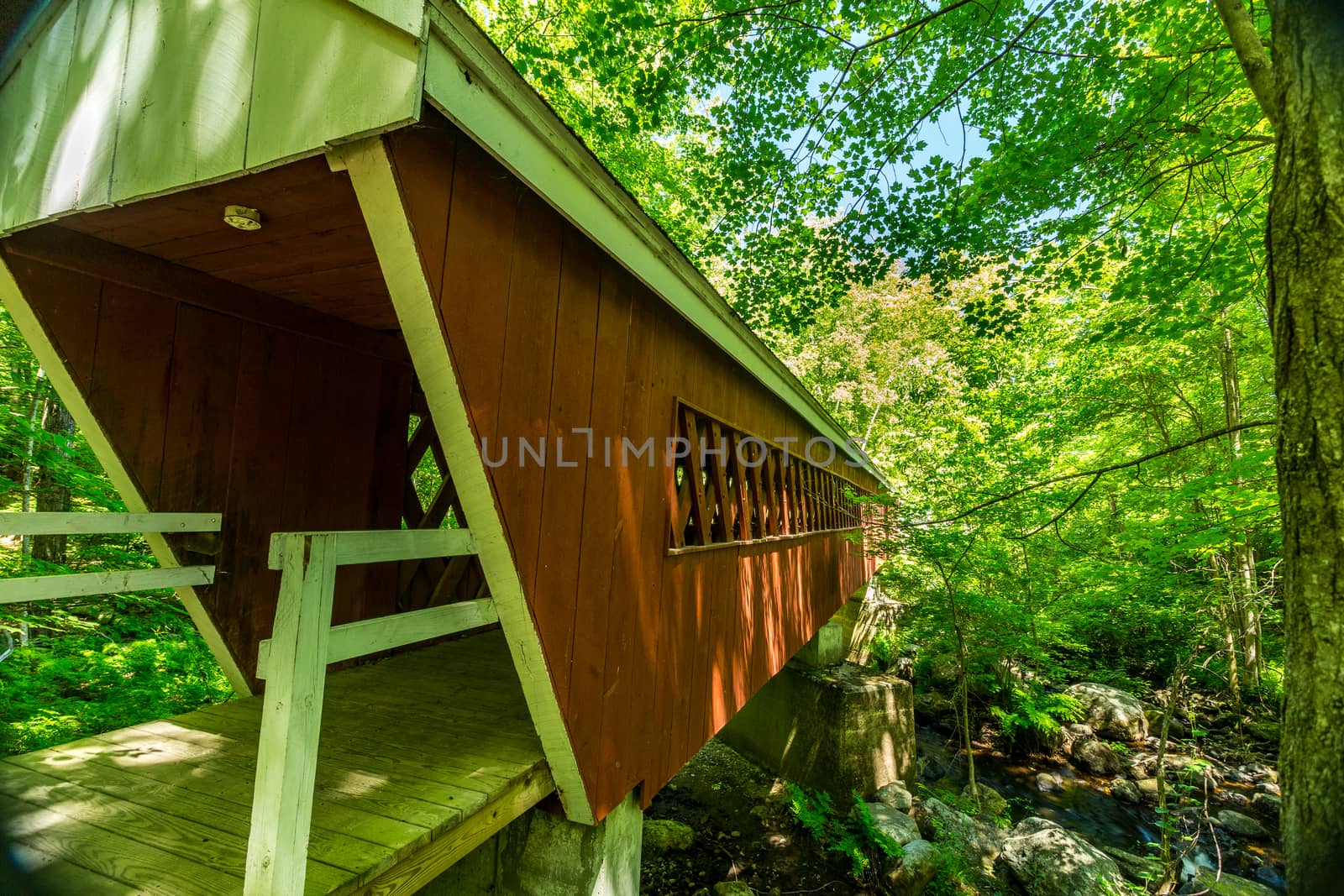 The Nissitissit Covered Bridge is a covered pedestrian footbridge located in Brookline, New Hampshire.