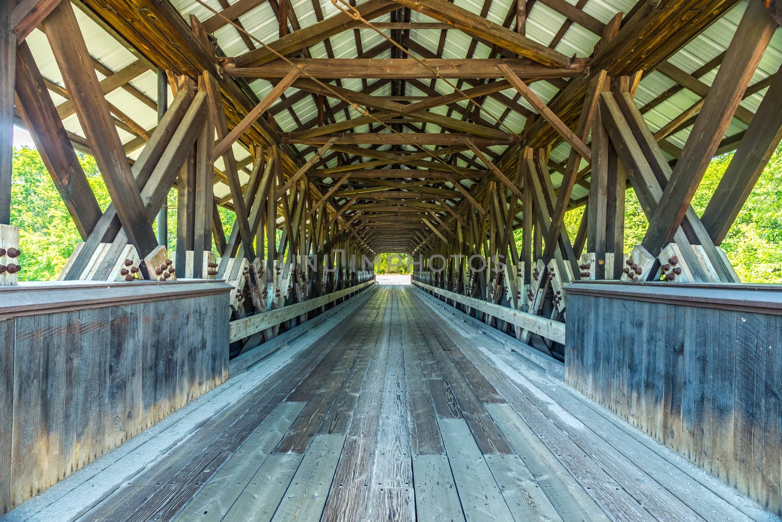 Rowell Covered Bridge by adifferentbrian