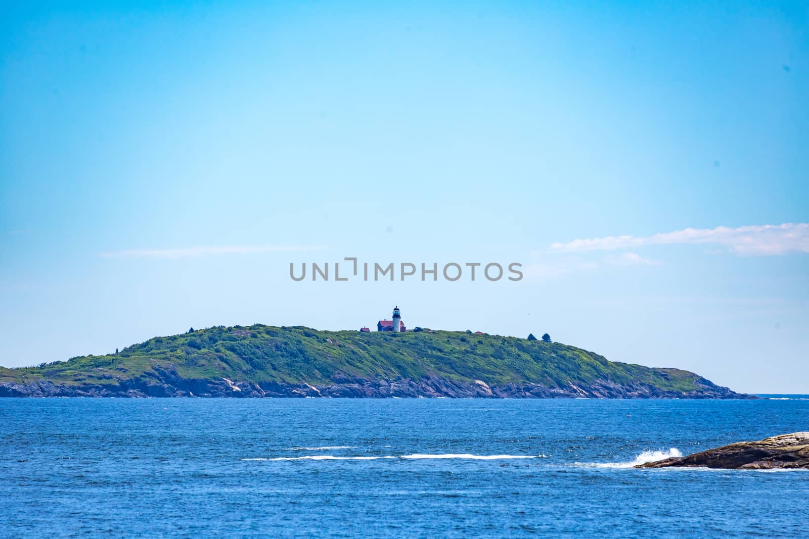 Seguin Light is a lighthouse on Seguin Island, in the Gulf of Maine south of the mouth of the Kennebec River, Maine. Established in 1795, it is the second-oldest of Maine's coastal lighthouses, and the only lighthouse in the state housing a first-order Fresnel lens.