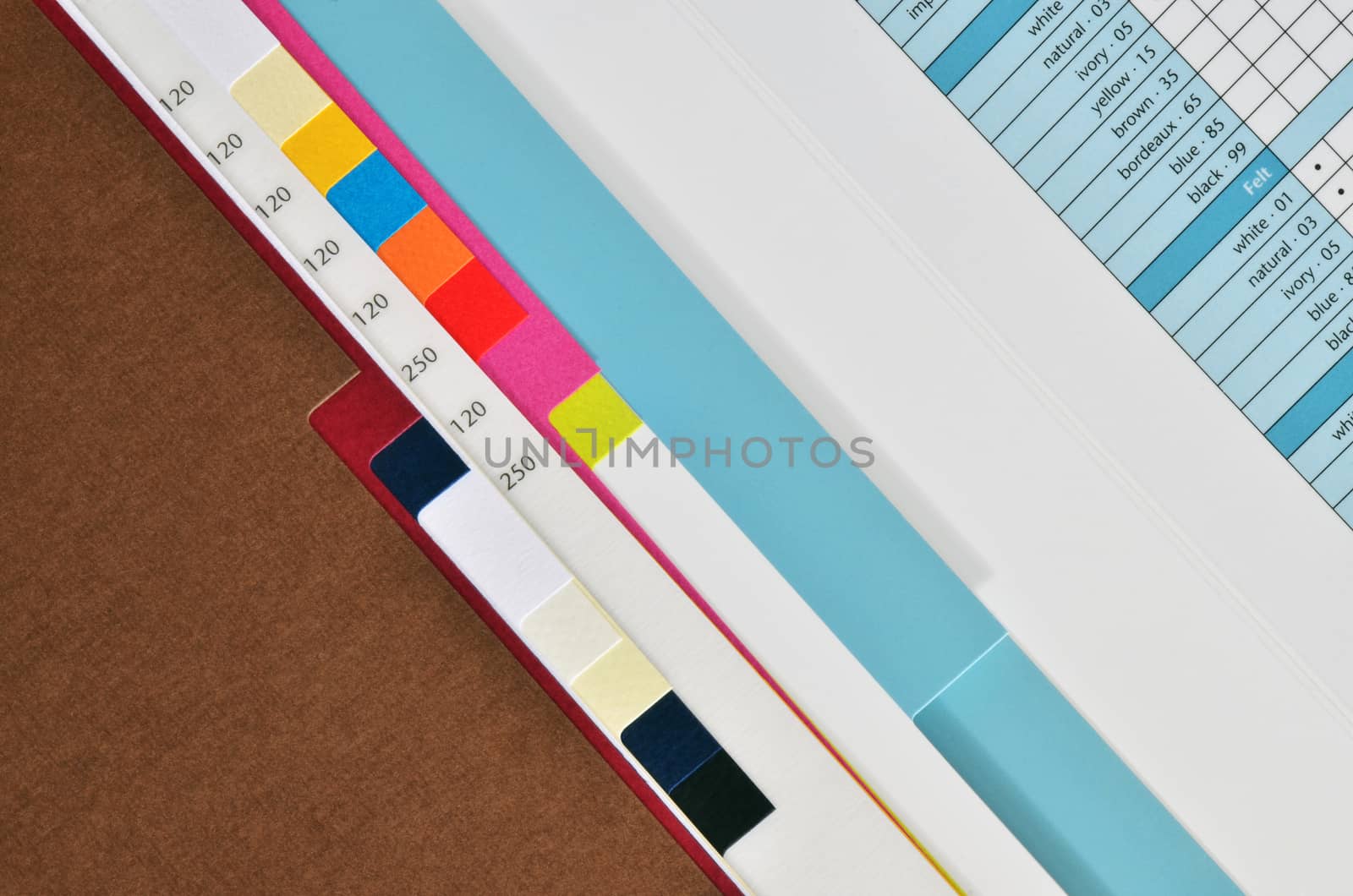 Print paper sample book by Vectorex