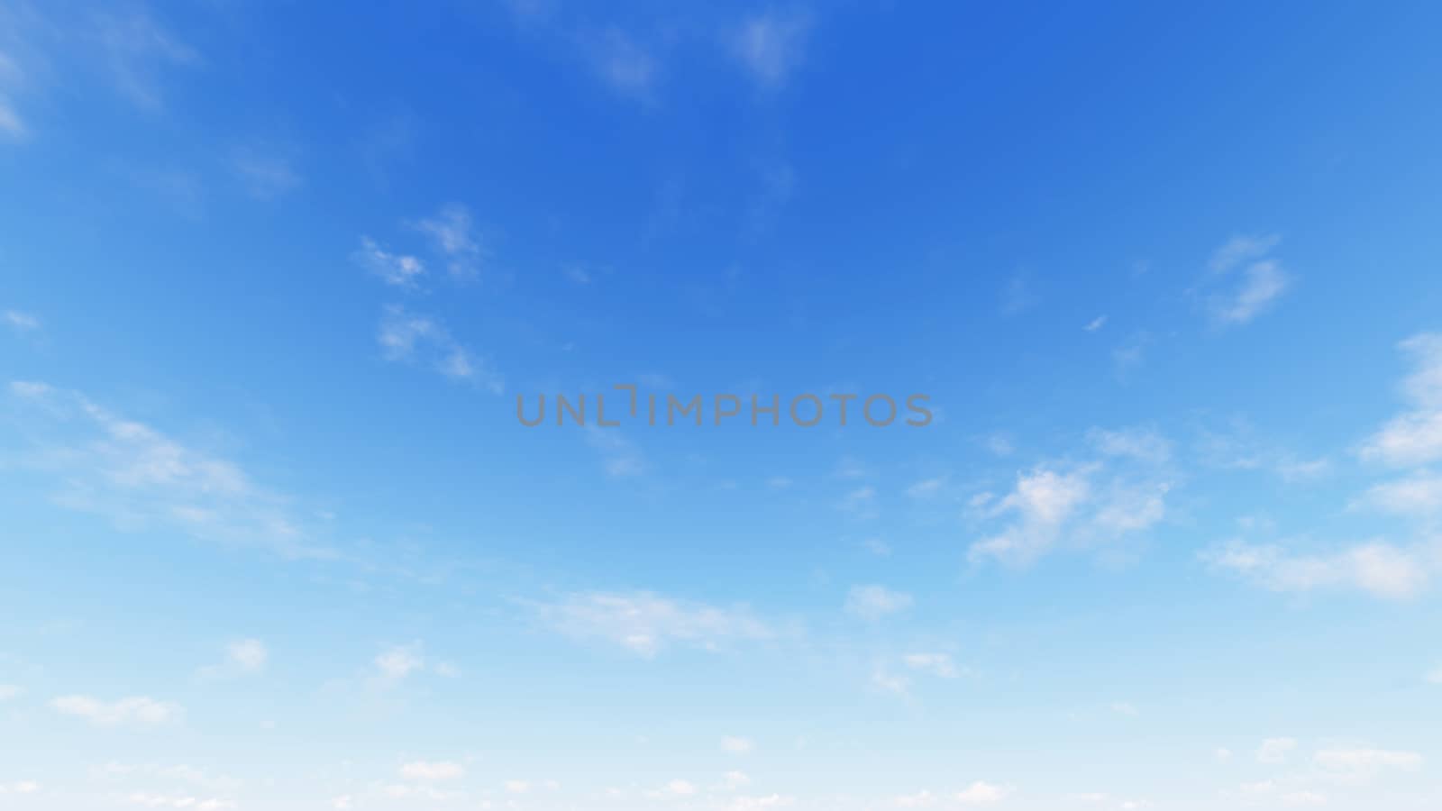 Cloudy blue sky abstract background, blue sky background with tiny clouds, 3d rendering

