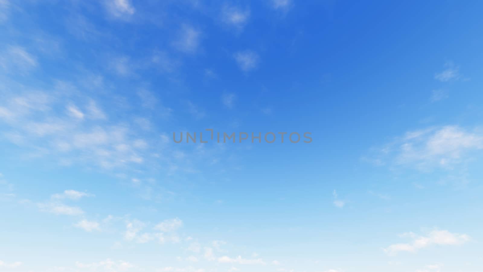 Cloudy blue sky abstract background, blue sky background with tiny clouds, 3d rendering

