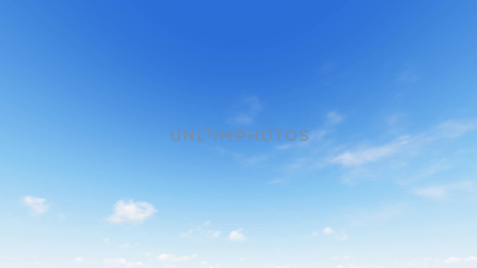 Cloudy blue sky abstract background, blue sky background with tiny clouds, 3d rendering

