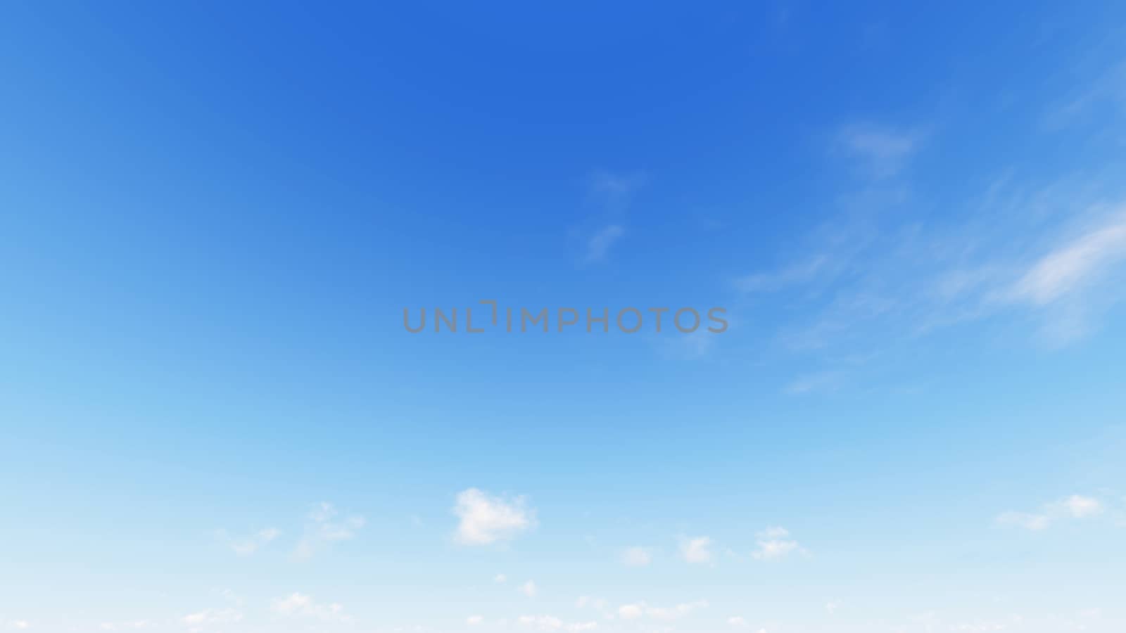 Cloudy blue sky abstract background, blue sky background with tiny clouds, 3d rendering

