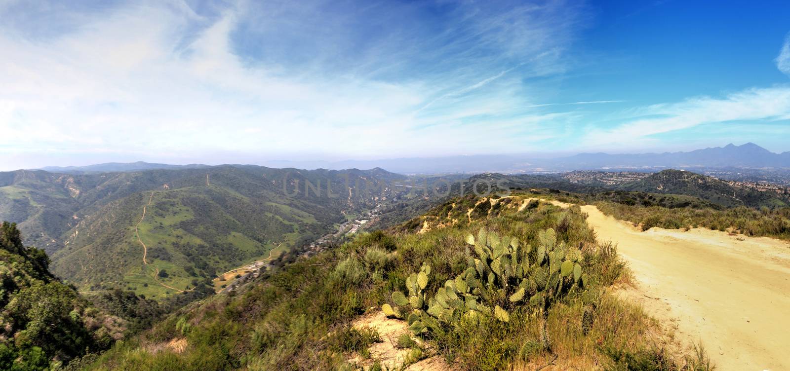 Hiking trail at the Top of the World in Laguna Beach by steffstarr