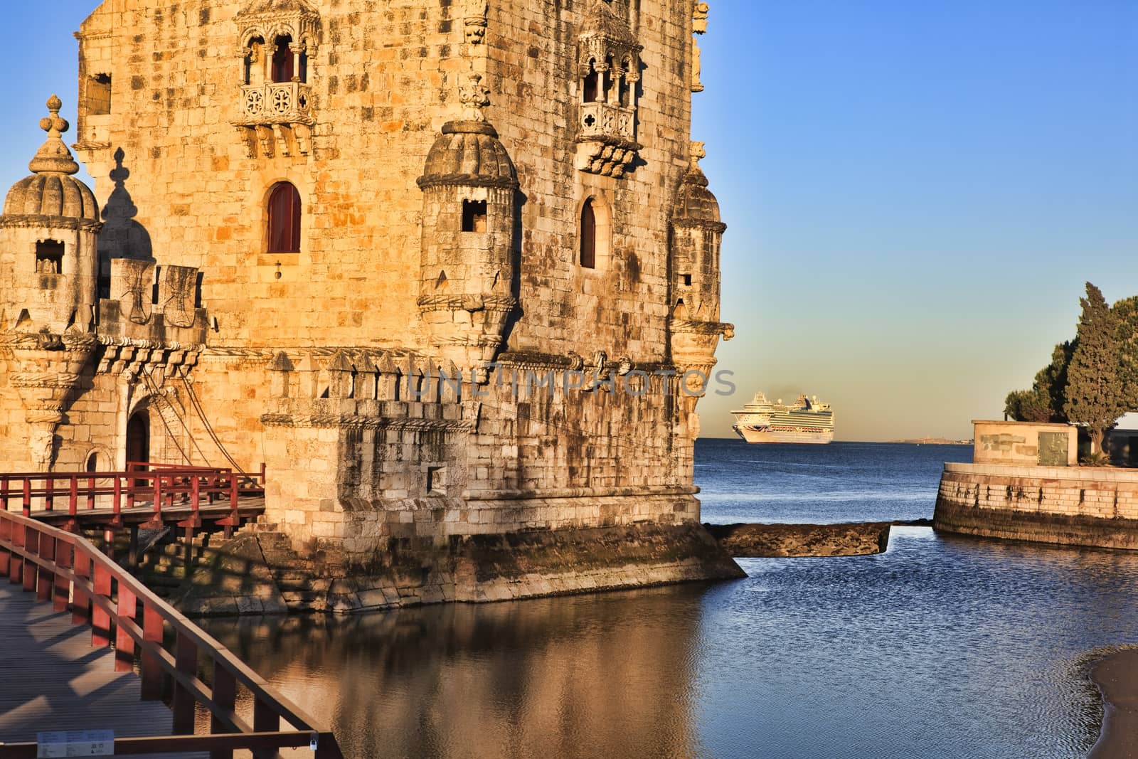 Belem Tower - Torre De Belem In Lisbon, Portugal 