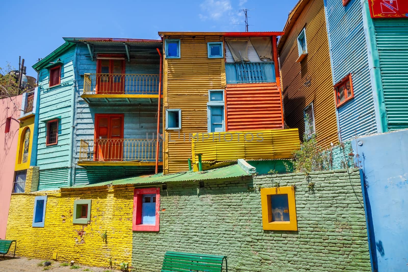 Colorful houses in Caminito, Buenos Aires by daboost