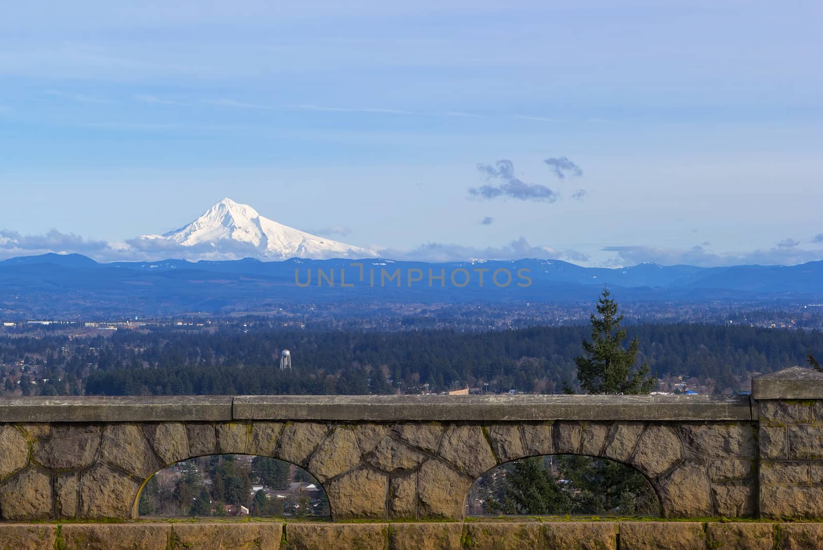 Mount Hood View from Rocky Butte by jpldesigns