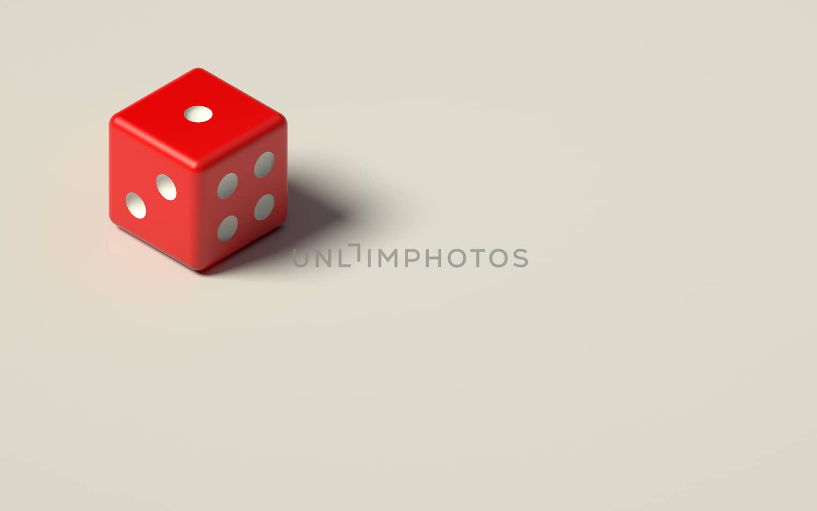 DICE ISOLATED ON PLAIN BACKGROUND by PrettyTG