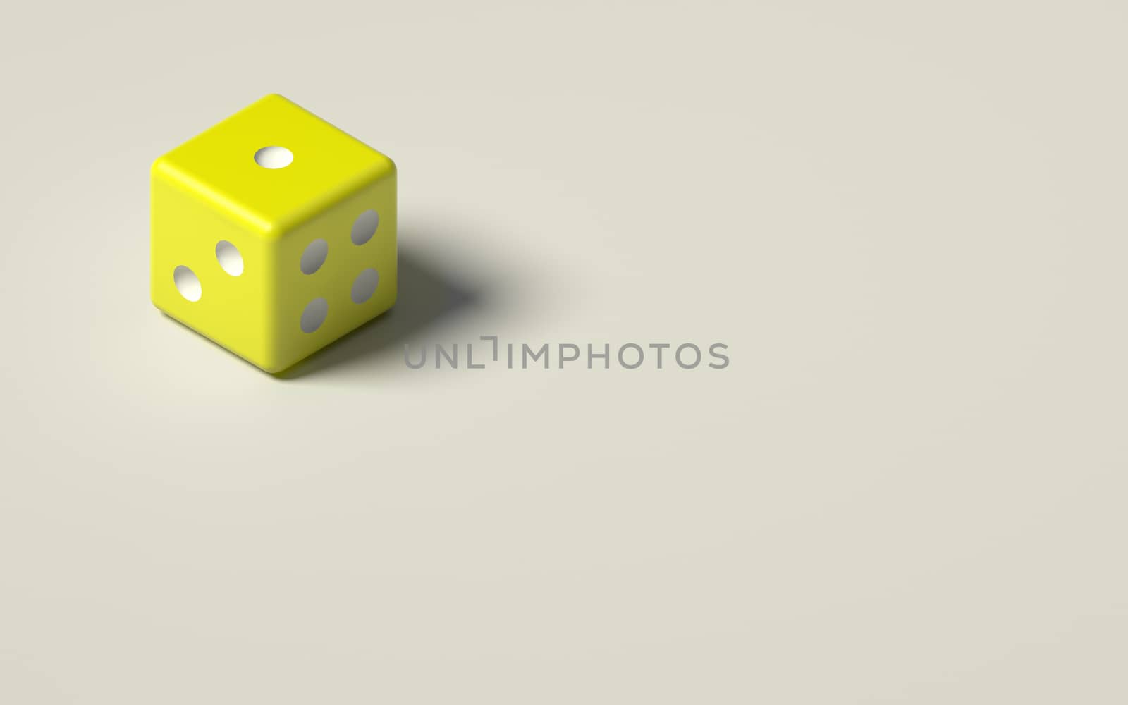 DICE ISOLATED ON PLAIN BACKGROUND by PrettyTG