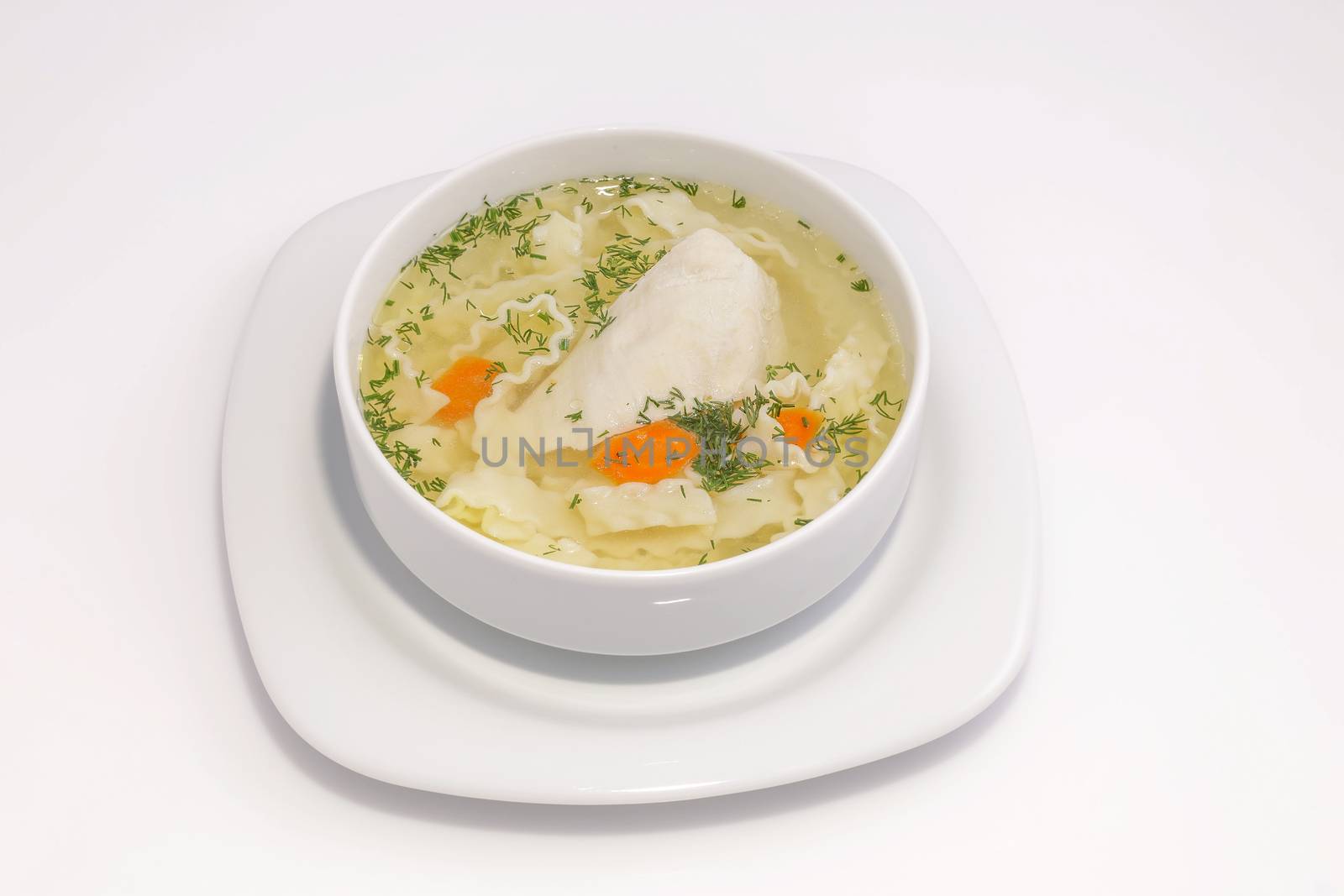 easy chicken soup, close up by fogen