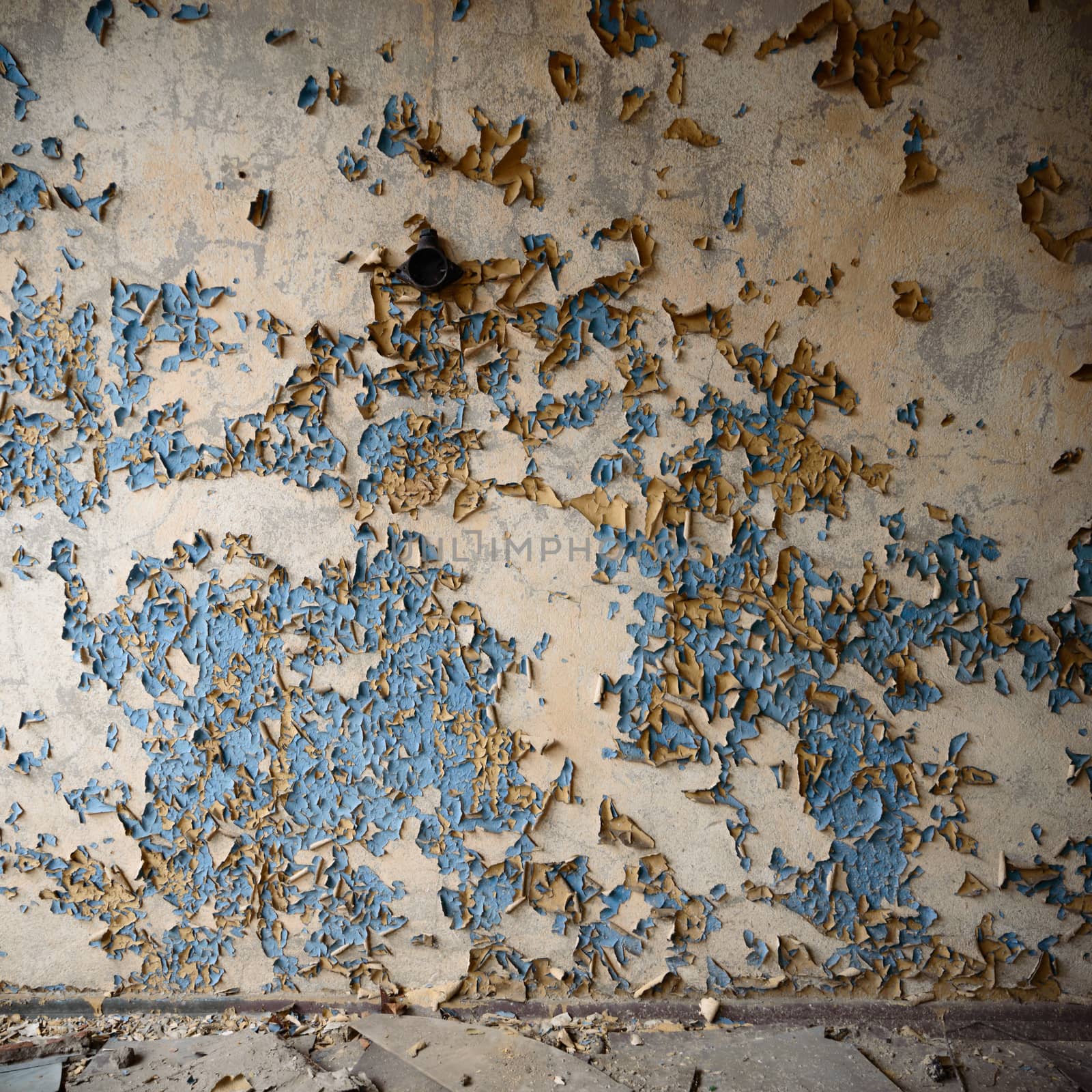 ruins of a very heavily polluted industrial factory, industrial series