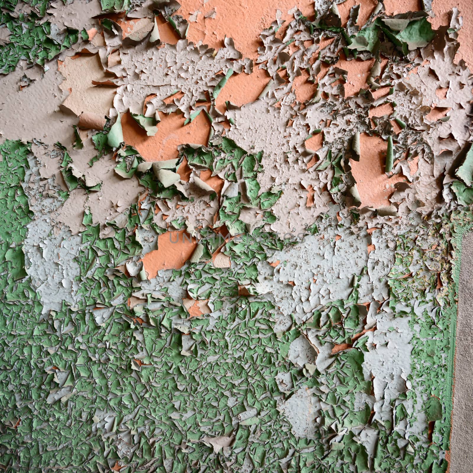 ruins of a very heavily polluted industrial factory, industrial series