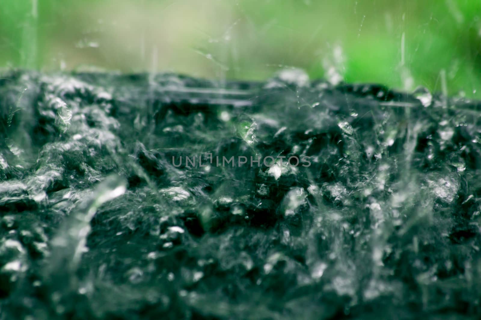 Flowing water rain abstract background
