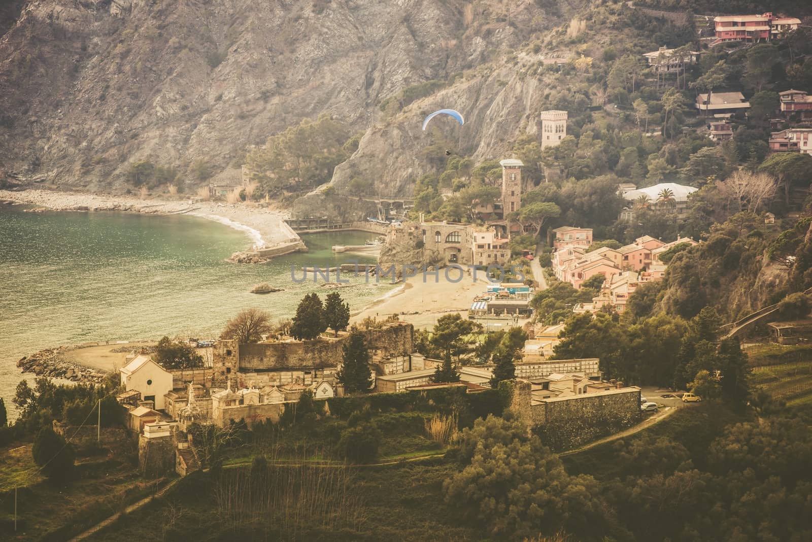 Monterosso al Mare Italy is One of the Five Villages in Cinque Terre. Liguria, Northern Italy.