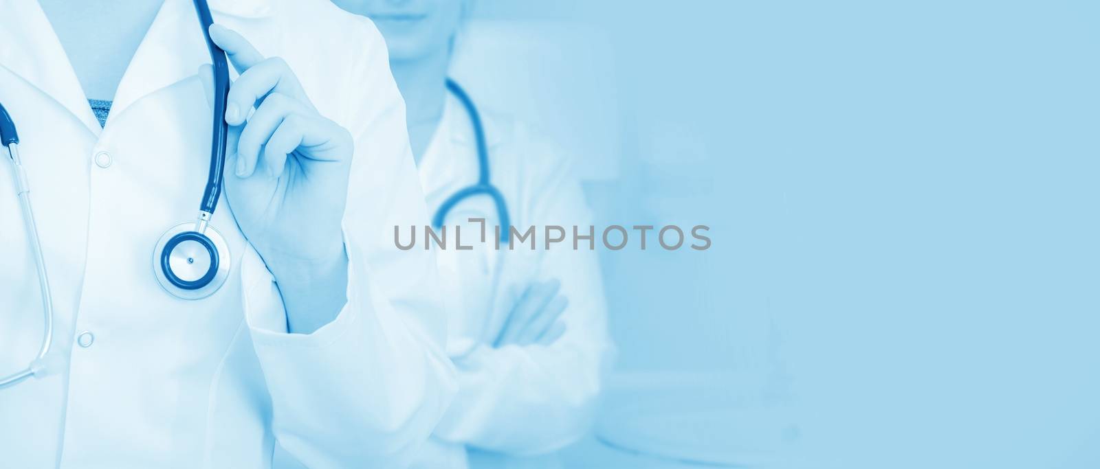 Medical Clinic Backdrop Banner. Hospital and Healthcare Conceptual Banner Background.