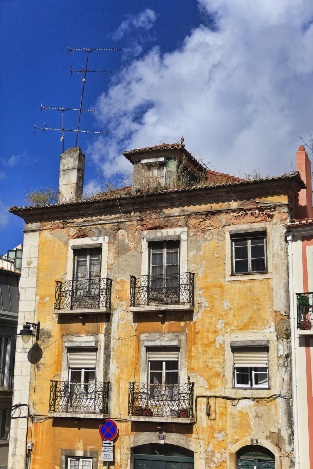 Old building in Lisbon, Portugal