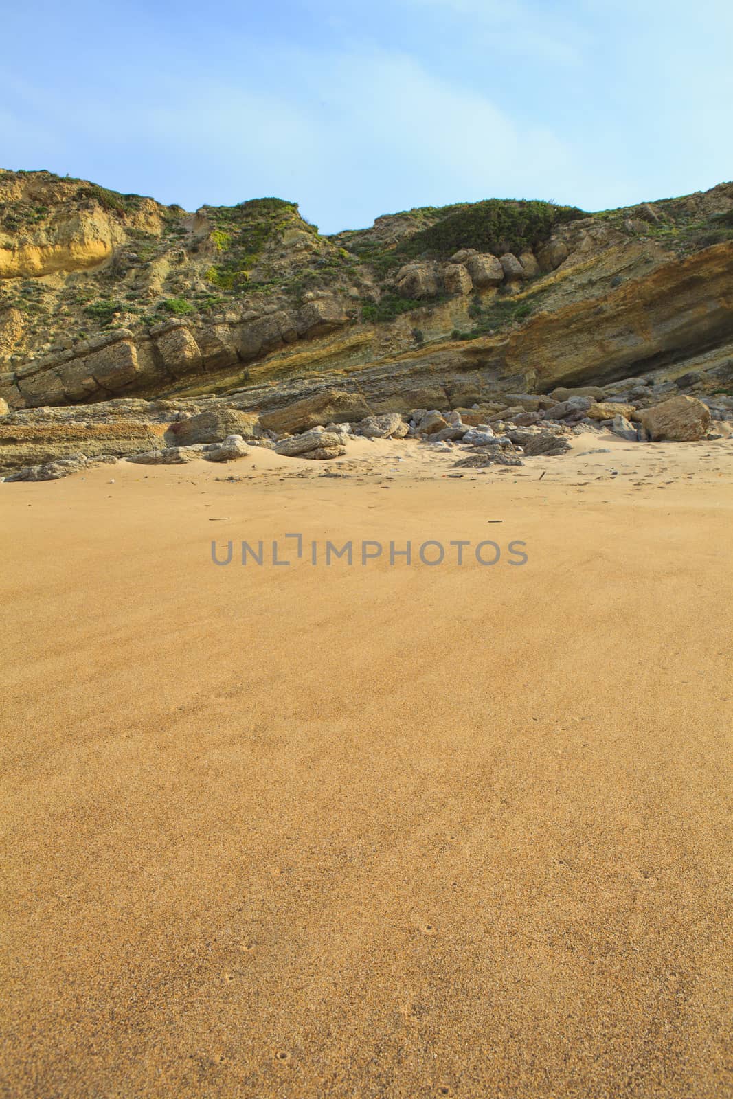 The rocky Coast seen in Portugal Sintra