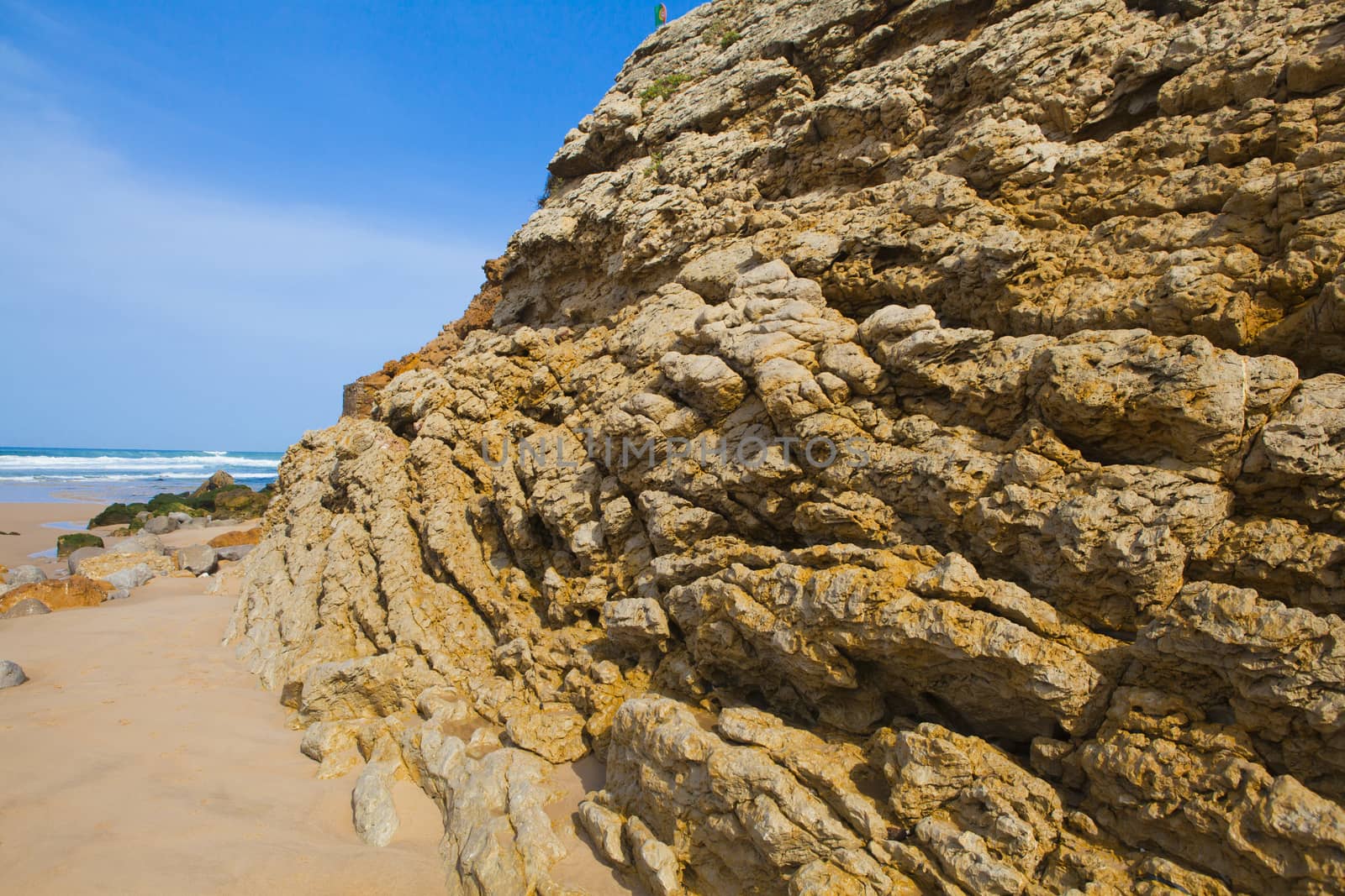 The rocky coast seen in Portugal Sintra