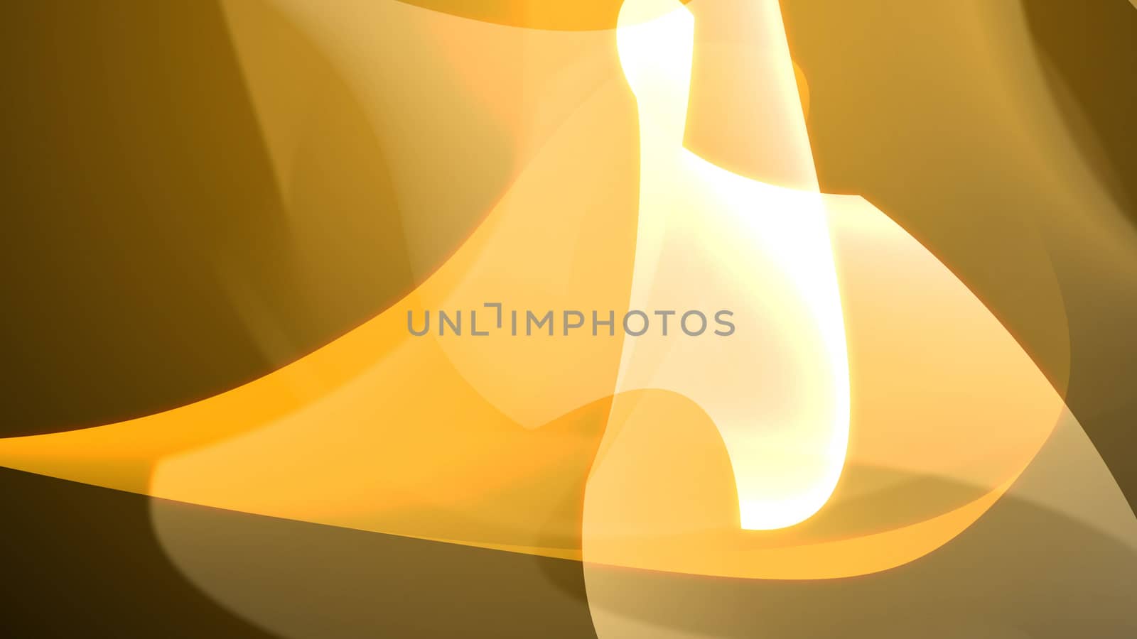 Abstract shapes swirl and light background. 3d illustration.