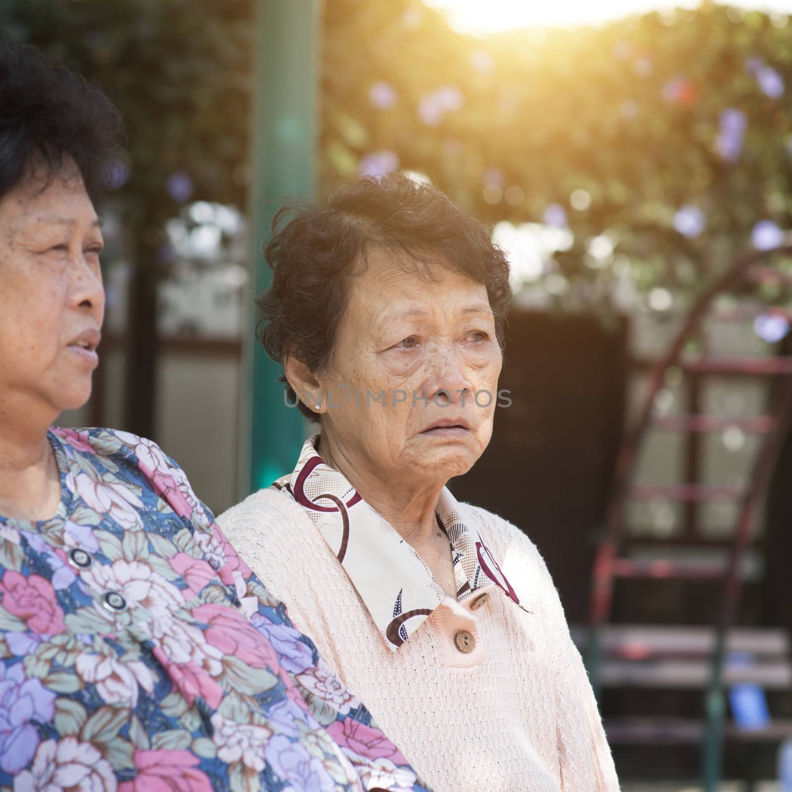 Asian elderly women  by szefei
