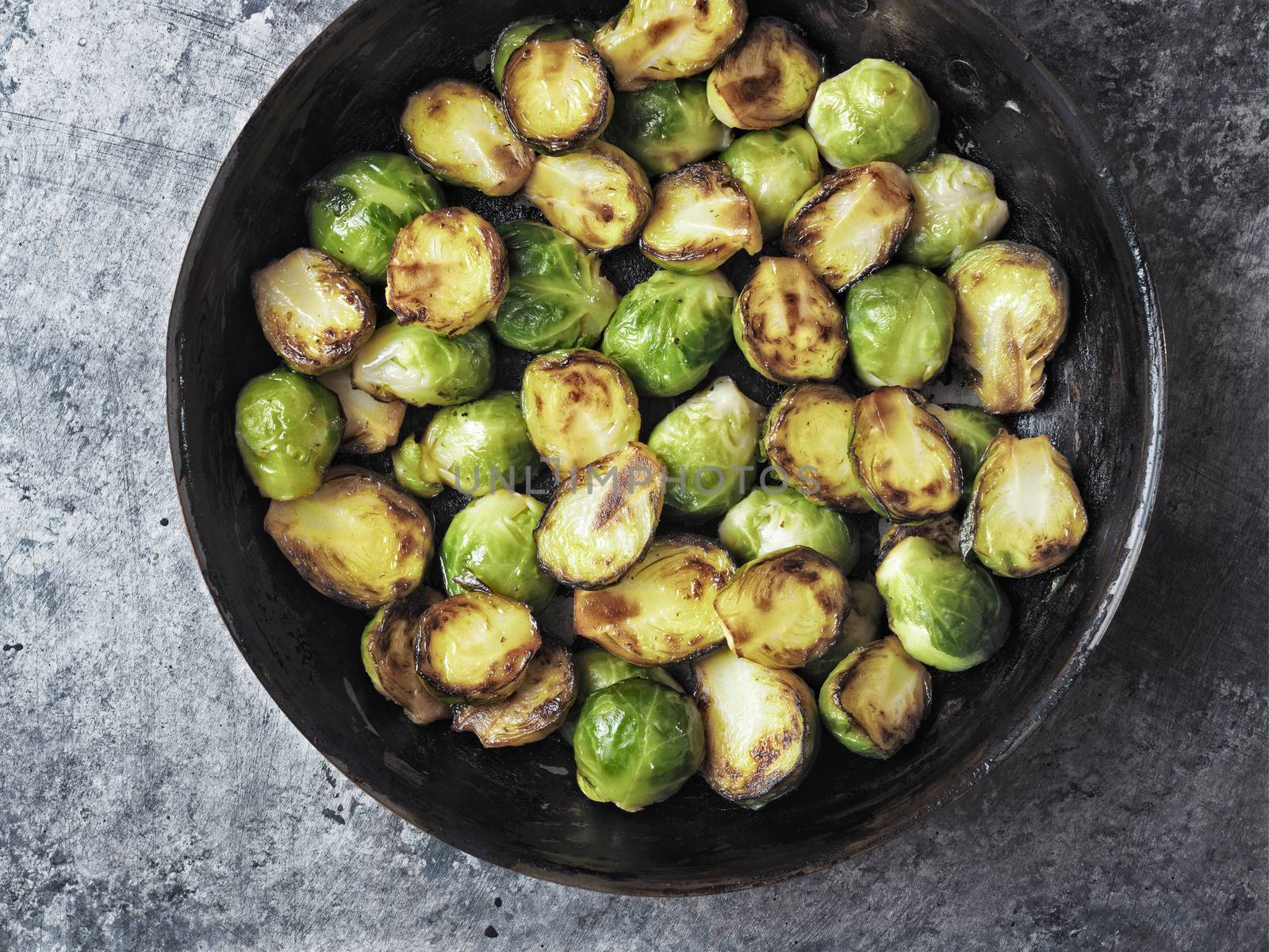 rustic crispy fried brussels sprouts by zkruger