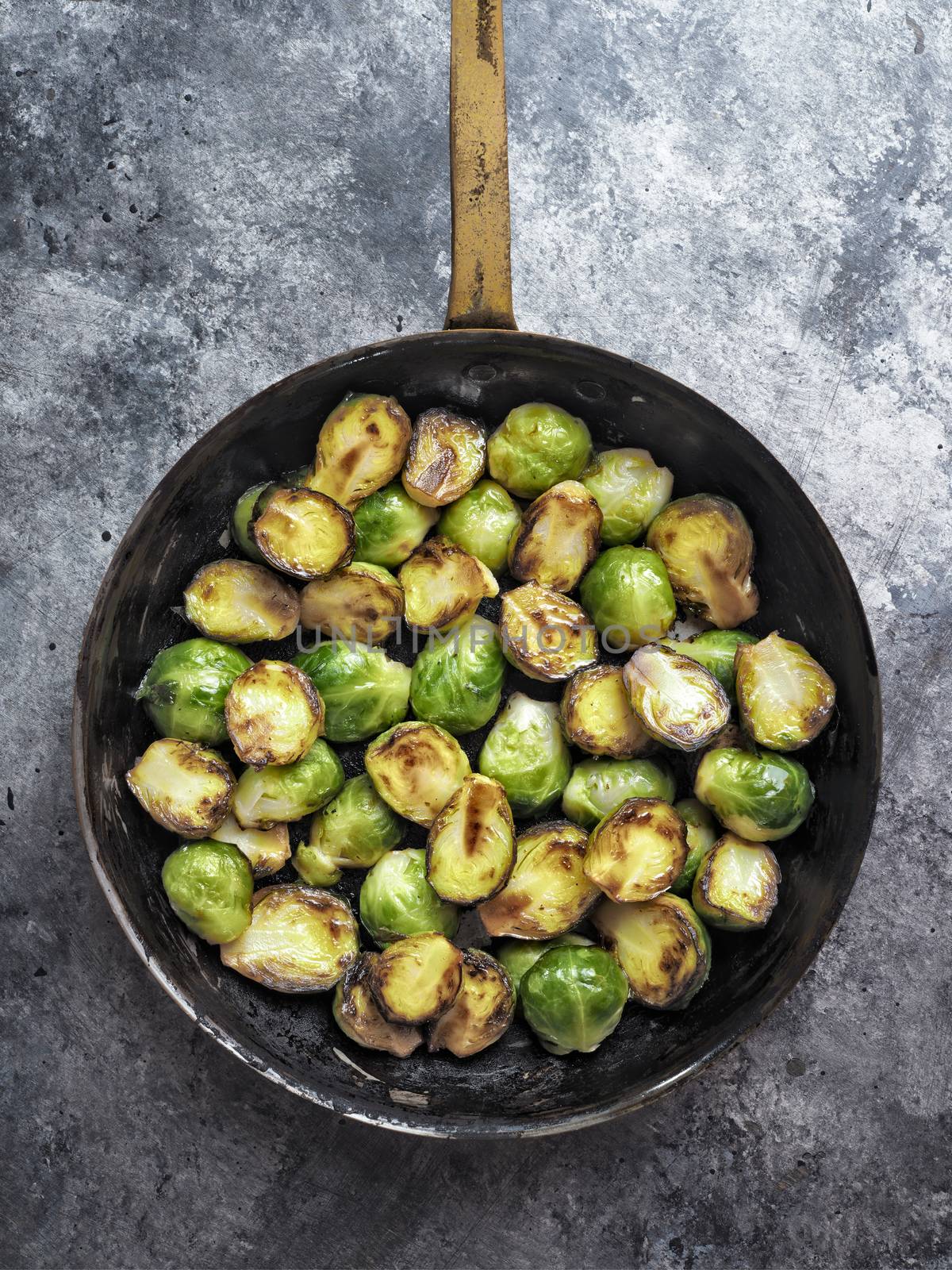 rustic crispy fried brussels sprouts by zkruger