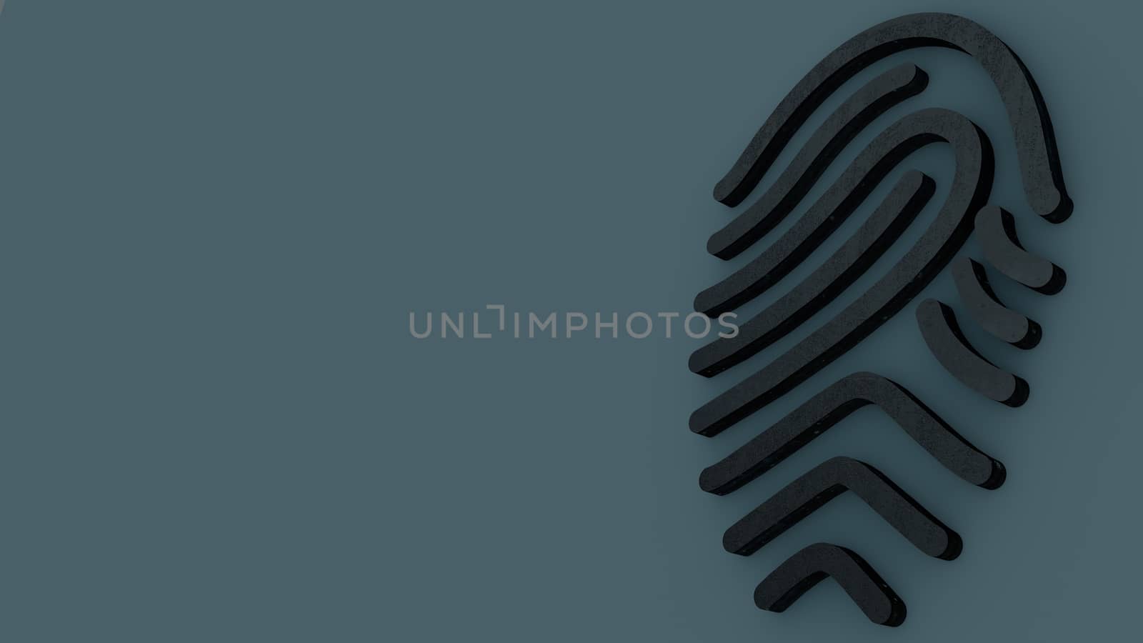 Abstract background with fingerprint. Digital backdrop by nolimit046