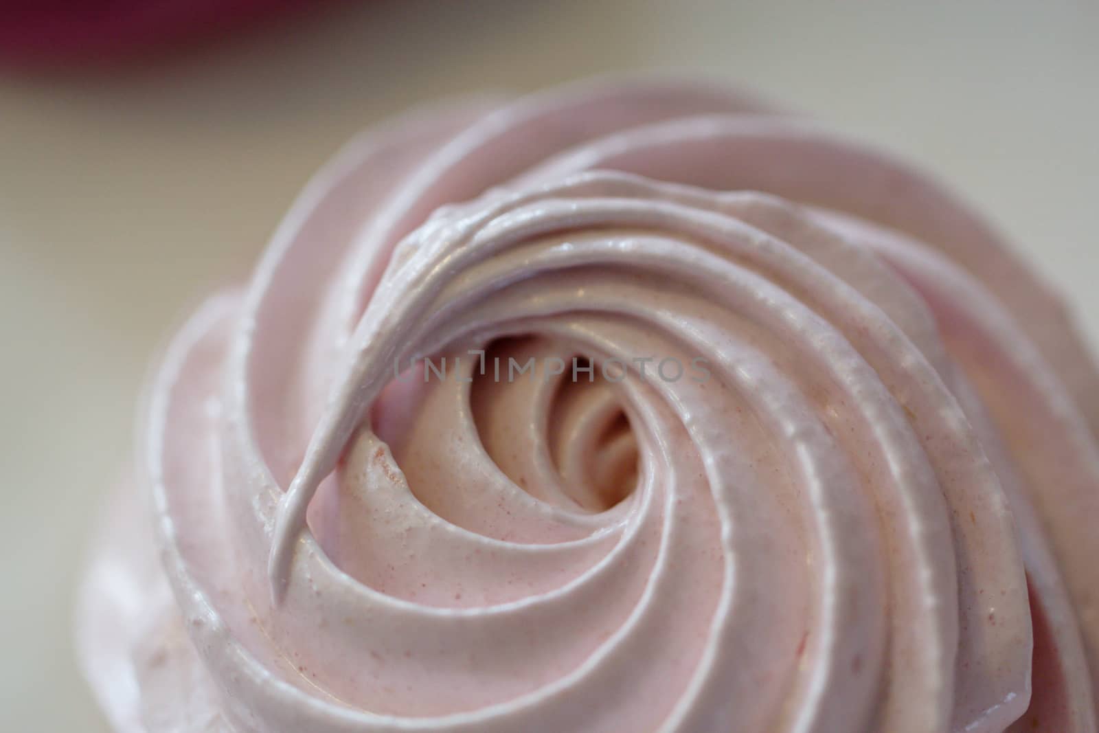 Close up of Homemade zephyr. Sweet marshmallow or zephyr
