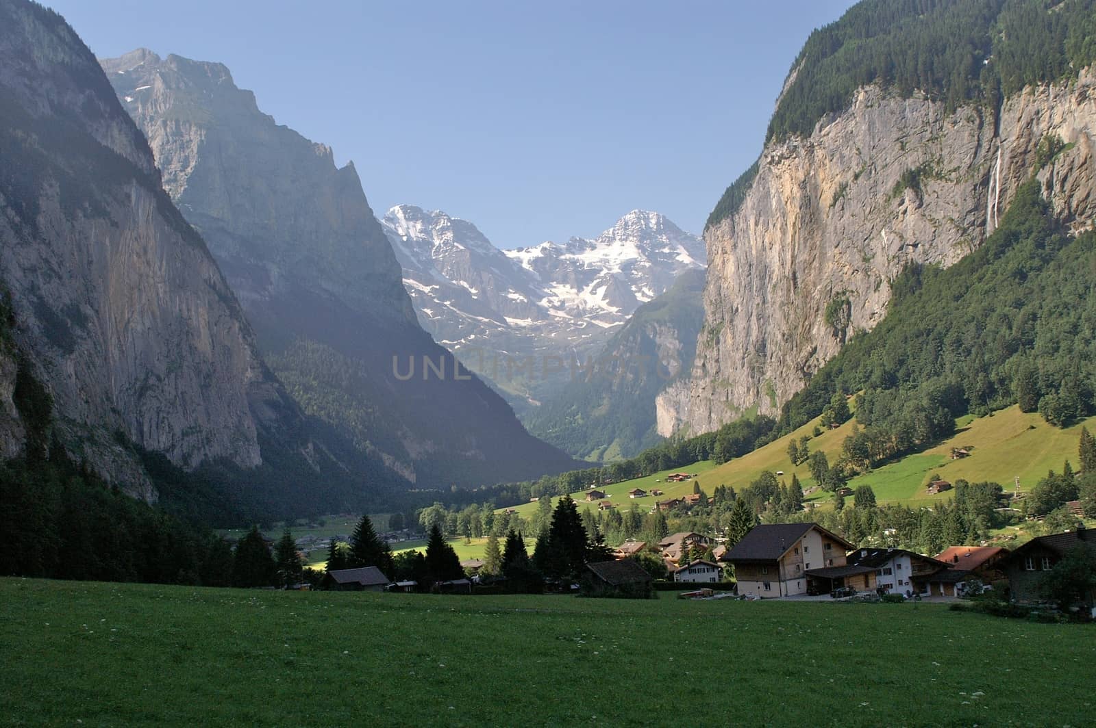 Jungfrau Germany Alp Mountain Landscape. Germany Europe