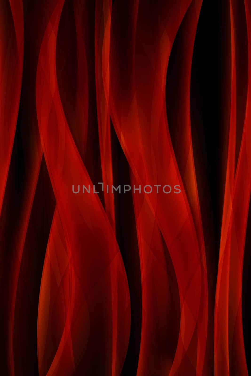 Dark Red Flames Abstract Vertical Background. Red Flames on Black.