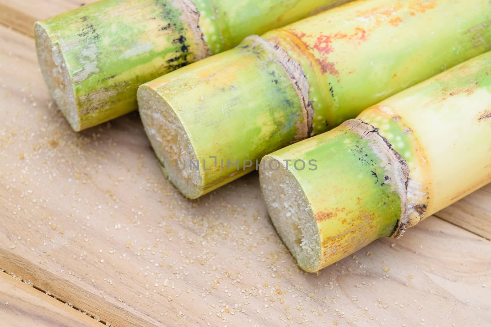 brown sugar and sugarcane by naramit