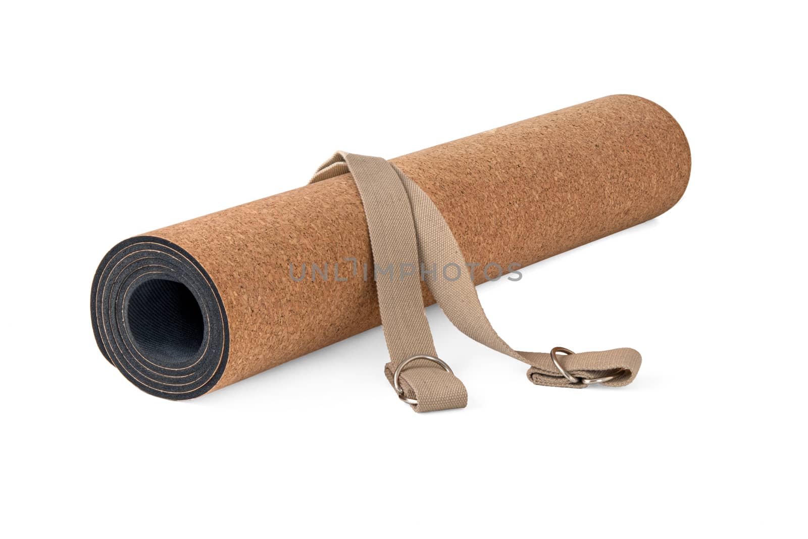 Yoga Cork Mat Eco Friendly Set by praethip